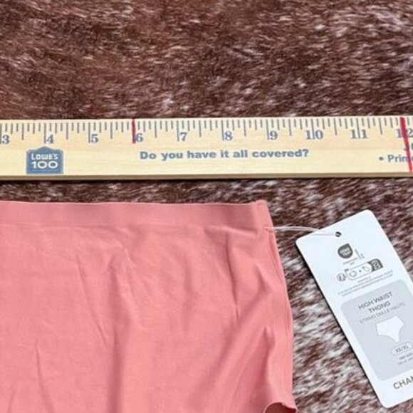 Chantelle SoftStretch High Waist Thong Seamless Underwear Rose Pink One Size NWT - Picture 4 of 7